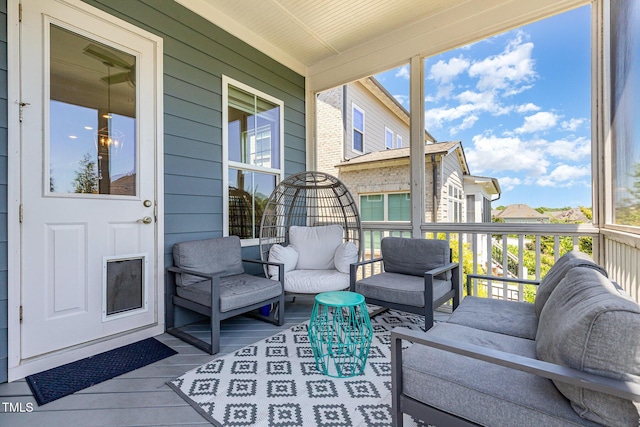 664 Old Dairy Dr, Wake Forest, NC 27587 - sunroom / solarium featuring plenty of natural light and an outdoor hangout area