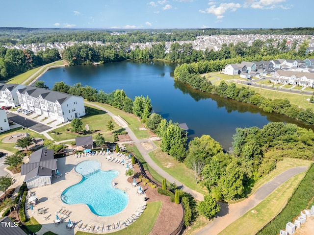 664 Old Dairy Dr, Wake Forest, NC 27587 - aerial view of a nearby body of water