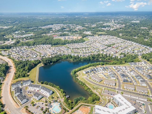 664 Old Dairy Dr, Wake Forest, NC 27587 - aerial view of property's location with a large body of water