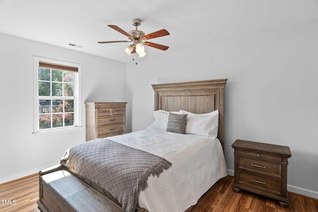 4316 Major Loring Way, Raleigh, NC 27616 - bedroom with wood finished floors and ceiling fan