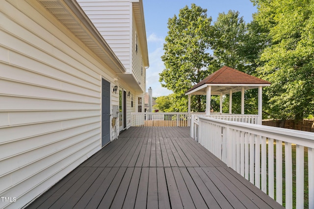 4316 Major Loring Way, Raleigh, NC 27616 - wooden terrace featuring a gazebo