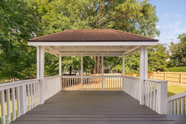 4316 Major Loring Way, Raleigh, NC 27616 - deck featuring a gazebo