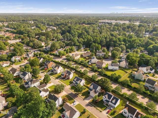 4316 Major Loring Way, Raleigh, NC 27616 - aerial overview of property's location with nearby suburban area