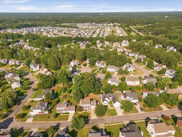 4316 Major Loring Way, Raleigh, NC 27616 - aerial perspective of suburban area with a forest