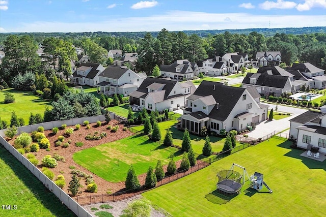 241 Teague St, Wake Forest, NC 27587 - aerial perspective of suburban area