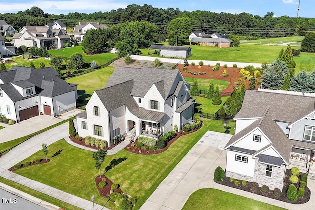241 Teague St, Wake Forest, NC 27587 - aerial perspective of suburban area