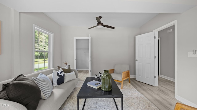 505 Hawfields Rd, Mebane, NC 27302 - living area with light wood finished floors and ceiling fan