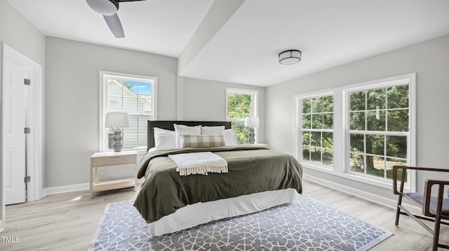 505 Hawfields Rd, Mebane, NC 27302 - bedroom with baseboards and light wood-style flooring