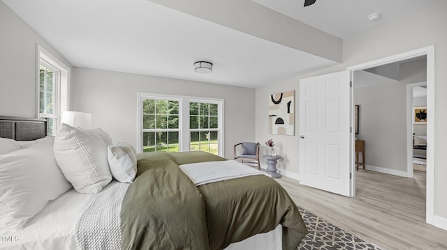 505 Hawfields Rd, Mebane, NC 27302 - bedroom featuring light wood-type flooring and baseboards