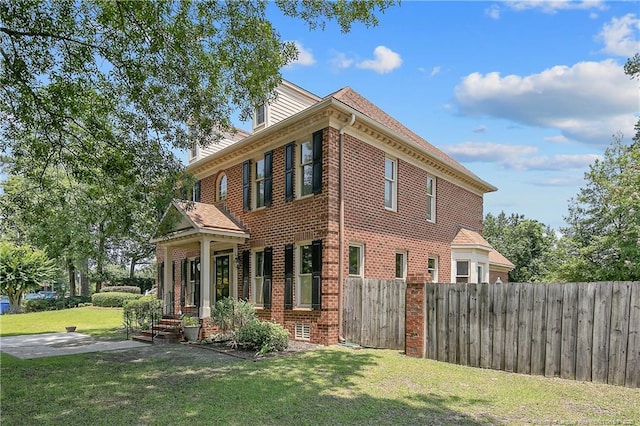 223 Devane St, Fayetteville, NC 28305 - view of side of property featuring brick siding