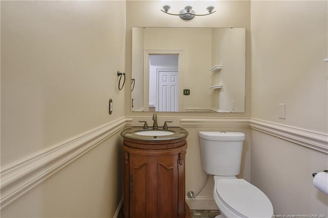 223 Devane St, Fayetteville, NC 28305 - half bath with vanity and toilet