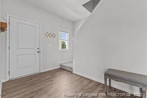 360 Carolina Church Rd, Saint Paul, NC 28384 - foyer featuring wood finished floors and baseboards