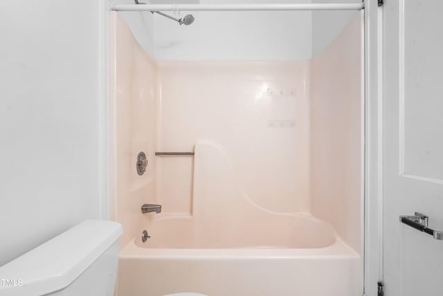 235 Mccauley St Unit # D, Chapel Hill, NC 27516 - bathroom with toilet and shower / washtub combination