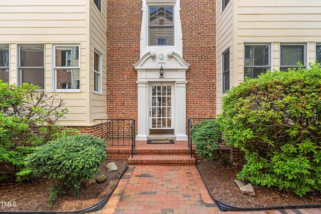 235 Mccauley St Unit # D, Chapel Hill, NC 27516 - entrance to property featuring brick siding