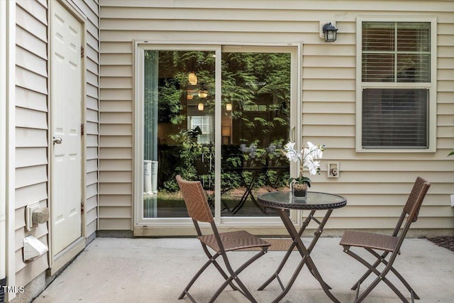 7879 Allscott Way, Raleigh, NC 27612 - property entrance featuring a patio