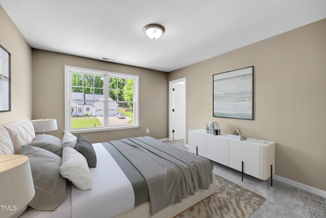 3013 Wesley Farm Ln, Sophia, NC 27350 - bedroom featuring light carpet and baseboards