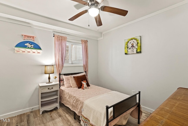 7002 Longstreet Dr Unit C, Raleigh, NC 27615 - bedroom featuring wood finished floors and ceiling fan