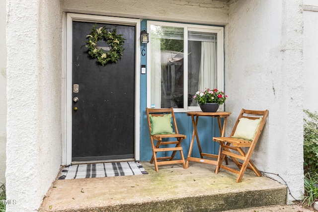 7002 Longstreet Dr Unit C, Raleigh, NC 27615 - entrance to property featuring stucco siding