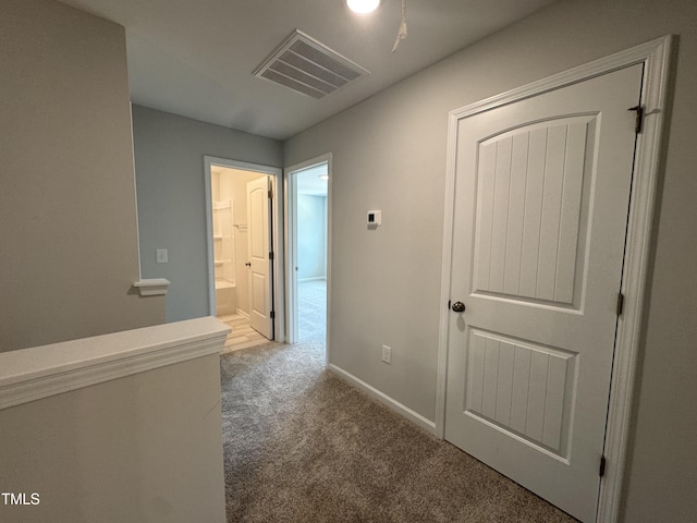 5428 Jaeger Dr Lot # 45, Graham, NC 27253 - hallway featuring carpet and baseboards