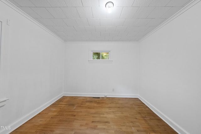 1219 Carlton Ave, Raleigh, NC 27606 - empty room featuring ornamental molding and wood finished floors
