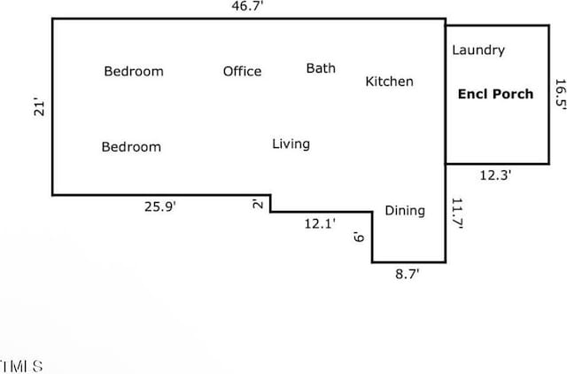 3701 Oak Grove Church Rd, Mebane, NC 27302 - view of room layout