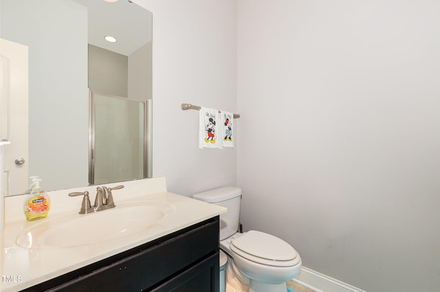 1726 Rapids Ct, Franklinton, NC 27525 - bathroom featuring vanity and a shower with shower door