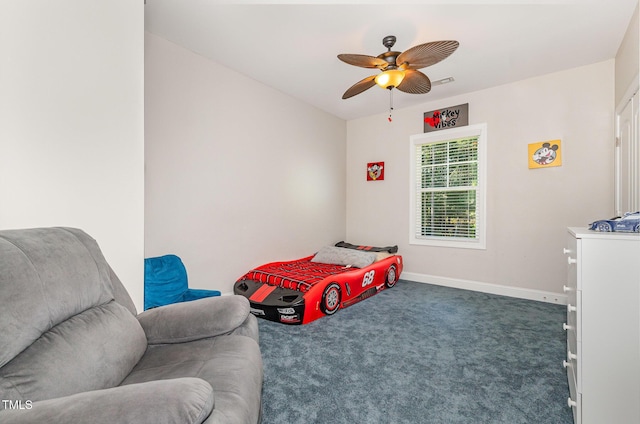 1726 Rapids Ct, Franklinton, NC 27525 - bedroom featuring carpet and a ceiling fan