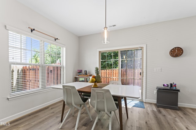 274 Marsh Creek Dr, Garner, NC 27529 - dining space featuring light wood-style flooring