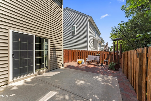 274 Marsh Creek Dr, Garner, NC 27529 - fenced backyard featuring a patio