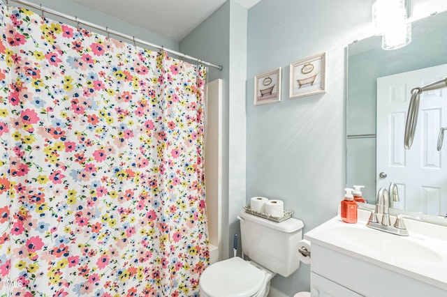 2712 Pebblebrook Dr, Sanford, NC 27330 - full bathroom featuring vanity and toilet