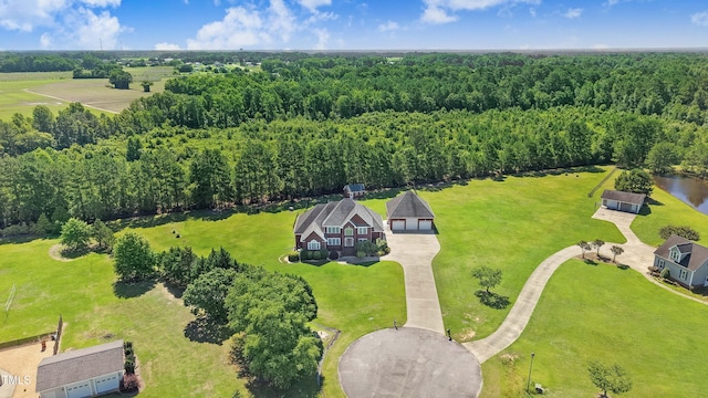 106 Woodmere Ln, Goldsboro, NC 27530 - aerial view of a heavily wooded area