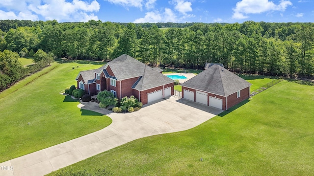 106 Woodmere Ln, Goldsboro, NC 27530 - aerial view of property and surrounding area