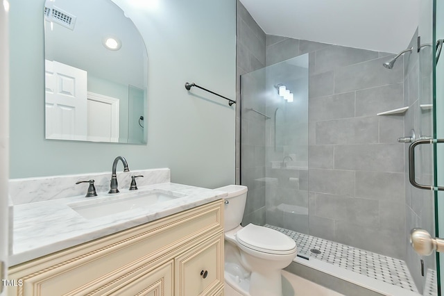 119 Jones Creek Pl Unit 119, Chapel Hill, NC 27516 - bathroom with vanity and a shower stall