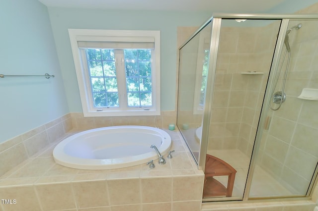 119 Jones Creek Pl Unit 119, Chapel Hill, NC 27516 - full bathroom featuring a shower stall and a garden tub