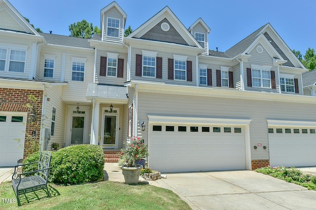 119 Jones Creek Pl Unit 119, Chapel Hill, NC 27516 - townhome / multi-family property featuring an attached garage and concrete driveway