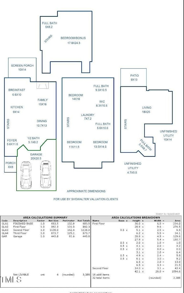 119 Jones Creek Pl Unit 119, Chapel Hill, NC 27516 - view of floor plan / room layout