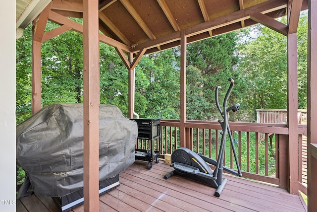 2636 Scattered Oak Ct, Raleigh, NC 27603 - deck with grilling area