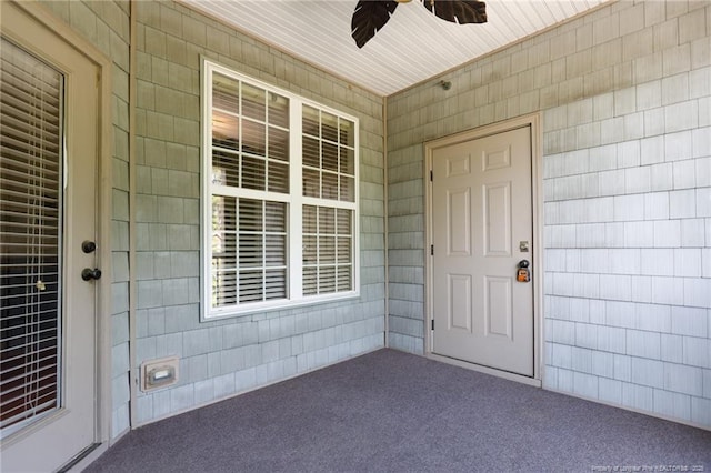 3310 Starboard Way Unit 301, Fayetteville, NC 28314 - view of exterior entry featuring a ceiling fan
