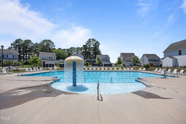 22 Combine Trl, Benson, NC 27504 - community pool with a patio area and a residential view