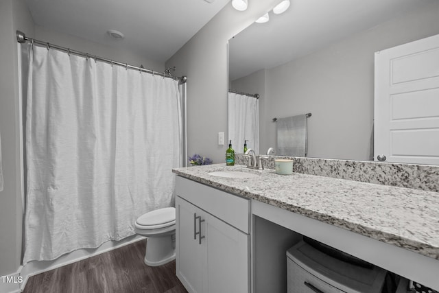 22 Combine Trl, Benson, NC 27504 - full bath featuring wood finished floors, vanity, and shower / bath combo