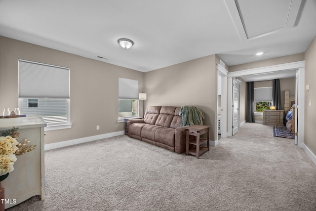 22 Combine Trl, Benson, NC 27504 - living area with carpet floors