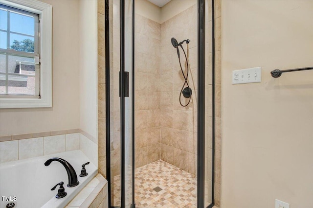 206 Tramway Pl, Goldsboro, NC 27534 - full bath featuring a stall shower and a garden tub