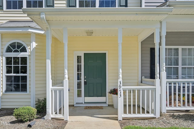 3973 Volkswalk Pl, Raleigh, NC 27610 - view of exterior entry featuring covered porch