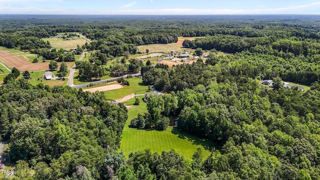 3511 Corbett Rd, Mebane, NC 27302 - aerial view of a heavily wooded area