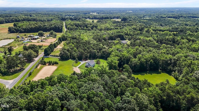 3511 Corbett Rd, Mebane, NC 27302 - bird's eye view of a heavily wooded area