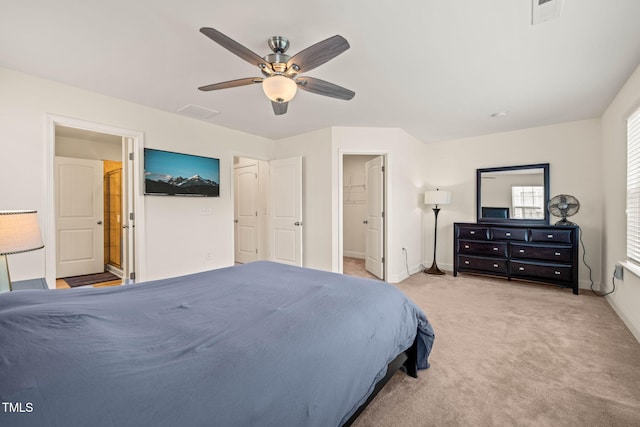 1137 Amber Shadow Dr, Durham, NC 27703 - bedroom featuring carpet and ceiling fan