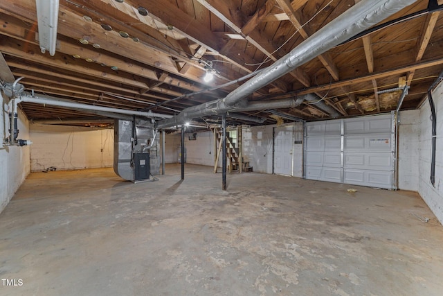 807 New St, Graham, NC 27253 - basement with heating unit