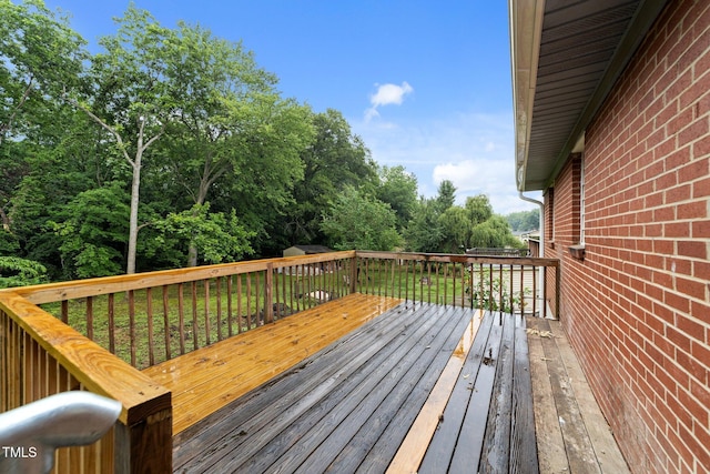 807 New St, Graham, NC 27253 - view of deck