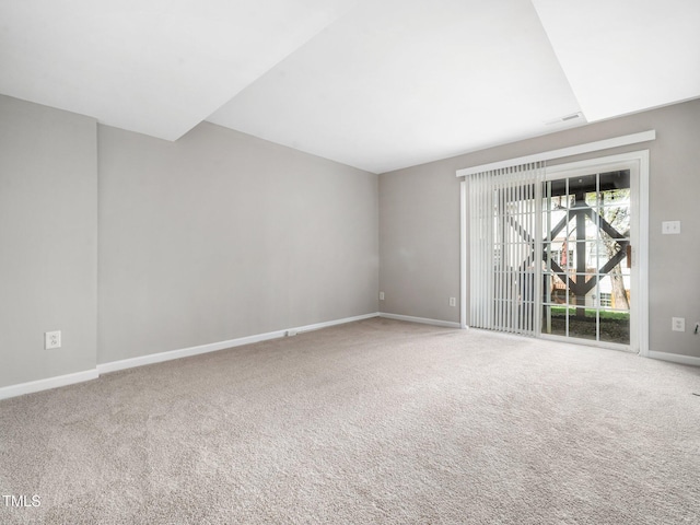 5505 Crabtree Park Ct, Raleigh, NC 27612 - spare room featuring baseboards and carpet floors