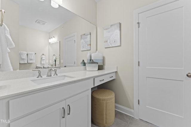 509 Kildaire Farm Rd Unit 305, Cary, NC 27511 - bathroom featuring vanity and tile patterned flooring